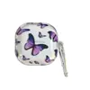 Adecuado para Fundas de Auriculares Samsung Buds Fe/Live, Funda Protectora Mariposa Bluetooth Inalámbrica de Alta Transparencia para Buds2Pro