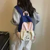 Mochila de nicho muy elegante para niñas, nuevo modelo 2026, mochila escolar versátil con bloques de color para estudiantes de secundaria, mochila para estudiantes universitarios