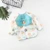 Paraguas niños impermeable babero manga larga mameluco impermeable bebé tafetán de poliéster para bebé ropa de comedor impermeable al por mayor