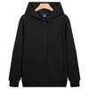 Sudadera con capucha de color liso para hombre, cárdigan con cremallera de algodón Di San de 320g, nueva moda casual de otoño e invierno, holgada