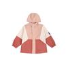 [Tamanho descontinuado 50% de desconto] Jaqueta Infantil Patchwork Temporada de Primavera Jaqueta Corta-vento Color Block Infantil Jaqueta com Capuz para Meninos e Meninas