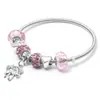 Pulsera de Diamantes Color Oro Rosa de Venta Caliente Europea y Americana Aleación de Lujo Ligero Pulsera de Amor Joyería de Mano para Mujer Pulsera de Perlas Regalo de Vacaciones para Mujer