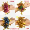Flores de muñeca para actuación del Día del Niño, accesorios de lentejuelas para eventos deportivos, accesorios de animadora para jardín de infantes, decoraciones de flores de mano adecuadas para adultos