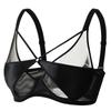 Ropa interior sexy de estilo francés para mujer, fina, con pecho grande, pequeña, cómoda, fruncida, antiflacidez, con aro de acero suave, sujetador rojo Benmingnian