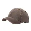 Boné de Baseball Vintage Estilo Japonês Aba Curta Lavado Artisticamente Teto Macio Estilo Europeu e Americano Unissex Versátil Boné Bico de Pato Chapéu de Sol para Exterior