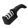 Afilador Rápido de Cuchillos de Cocina, Varilla de Afilado Multifuncional de Tres Etapas de Doble Cara, Piedra de Afilar, Herramienta de Afilado Rápido para Cuchillos de Cocina