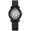Correa de Silicona Resistente al Agua Reloj para Mujer Reloj de Estudiante Combinación de Colores Dopamina Reloj de Cuarzo Fabricante Venta al por Mayor Reloj Dopamina