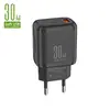 Cargador USB Individual de Dedo Gordo Carga Rápida QC3.0 Cargador de Teléfono Móvil Adaptador de Corriente 5V3A Estándares Europeo, Americano y Británico