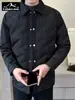 Chaqueta de Plumón para Hombre Tangkezher Otoño e Invierno con Cuello de Solapa, Moderna, Versátil, Holgada, Informal, Abrigo Cálido para Hombre Venta al por Mayor