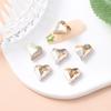 Atacado do Fabricante Nail Art Inclinada em Formato de Coração de Pêssego, Strass de Vidro de Cristal de Formato Especial, Strass em Formato de Coração, Strass para Capa de Celular, Unhas Aurora