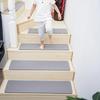 Alfombrilla Antideslizante Gruesa Adhesiva para Peldaños de Escalera, Almohadilla para Peldaños Resistente al Desgaste, Reducción de Ruido, Aislamiento Acústico, Manta para Renovación de Edificios Dúplex