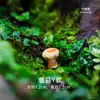 "Adorno de Hongo en la Ciudad Vacía" Musgo Paisaje Micro de Escritorio Paisajismo Forestal Adorno de Resina DIY
