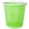 Papelera hueca de oficina anillo clasificador de plástico blando para cocina cubo de plástico cubo de basura redondo grande con fugas hogar