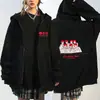 Moletom com zíper tema da equipe da World Tour 2026, merchandise do BTS, moletom de corte solto