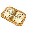 Alfombrilla de piso de barro de diatomeas de dibujos animados para baño, absorción de agua, secado rápido, buen cuidado, alfombrilla para pies, puerta de inodoro, resistente a la suciedad, antideslizante, anticaída
