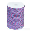 Paquete de 100m Paracord de 7 Hilos para Exteriores 4mm Hilo para Tejer Pulseras de Paracord Entusiastas Militares Paracord de Supervivencia de 7 Hilos