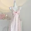 Camisola con Ribete de Encaje 2026 Otoño e Invierno Bata de Dormir, Estilo Puro Deseo de Seda de Hielo con Copas en el Pecho, Ropa de Dormir Sexy para Mujer con un Toque de Lujo