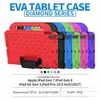 Para Tablet PC Amazon Kindle Fire HD8 Plus 2020 Capa de EVA com Pegadores de Mão