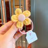 Elástico de Cabelo Simples de Flor para Crianças Adorno de Cabeça Laço Fofo de Cabelo para Menininhas Acessórios de Cabelo Elástico de Borracha Feminino Elástico de Cabelo