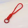 De alta venta multi-color tejido a mano colgante joyería llavero cuerda para teléfono móvil bolsa muñeca cordón colgante pequeño multiusos