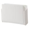Caja de almacenamiento de mascarillas plegable para colgar en la pared, armario con espejo ajustable, escurridor de almacenamiento, estante para el cuidado de la piel del baño sin perforaciones