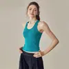 Chaleco de Yoga DC con Forma de I con Almohadilla en el Pecho para Mujer Push-Up a Prueba de Impactos Sujetador para Correr Yoga Entrenamiento Fitness Lencería Sujetador