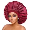 Gorro de Dormir Grande de Satén con Ala Estrecha, Venta Caliente Transfronteriza Gorro de Cuidado del Cabello de Alta Elasticidad, Gorro Bonnet para Quimioterapia de Belleza y Peluquería