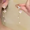 Pendientes de Borla de Mariposa de Estilo Nuevo, Frescos y Elegantes, con un Toque de Alta Gama, Pendientes de Diseño Único y Etéreo 2025