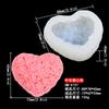 Día de San Valentín Amor Flor Hortensia Pastel de Mousse Molde de Azúcar Plegado Patrón Tejido Amor Vela de Aromaterapia Molde de Silicona