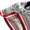 Lenço de Seda para Mulheres, Primavera e Verão, Feito de Seda de Amora, Design Elegante Estampado, Lenço Quadrado Médio Versátil, Lenço para Roupa Externa, Xale, Atacado do Fabricante