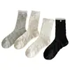 Calcetines de Estilo Nuevo de Verano para Mujer, Calcetines de Media Pantorrilla con Adorno de Encaje de Botones Estilo Japonés, Calcetines Suaves Delgados Huecos Sin Costuras