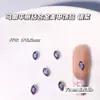 Decoraciones de Uñas de Aleación con Pedrería Marquise Colorida de Moda con Base Metálica Dorada y Plateada