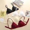 Camisola Sexy de Encaje sin Tirantes Estilo Francés Verano Belleza Espalda Push-Up Sujetador de Copa Triángulo para Mujer Transfronterizo
