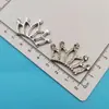 Galvanizado Oso Artificial Pajarita Copo de Nieve Corona Flor Plástico Accesorios Diadema DIY Agarrador Funda de Teléfono Celular Hebilla de Zapato Pegatina