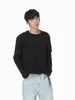 Ropa MTL para Hombre, Cuello Redondo, Color Sólido, Suéter Básico, Camiseta de Manga Larga Versátil, Simple y Casual para la Moda Diaria.