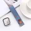 Adequado para Apple S10 Denim Watch com Etiqueta Esportiva Velcro Integrado iWatch 9ª Geração 87 Lona 46mm Masculino