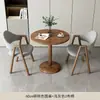 Mesas e Cadeiras Simples e Casuais para Recepção e Negociação de Apartamento Pequeno, Mesa Redonda Pequena para Balcão de Loja de Chá de Leite e Café, Mesas e Cadeiras de Lazer para Varanda