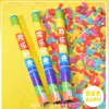 Cañón de Confeti de Colores para Ceremonia de Apertura de Juegos Deportivos de 60 cm, Portátil, Polvo de Almidón de Maíz de Colores, Fuegos Artificiales, Ambiente
