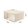 Caja de Exhibición para Muñecas Caja de Almacenamiento de Escritorio Portátil Cajón Transparente Burbuja Mate a Prueba de Polvo Caja de Almacenamiento de Cosméticos