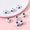 Contas redondas coloridas de acrílico material para miçangas artesanais DIY pulseira colar pingente joias de cor caseira contas soltas