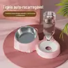 Comedouro automático para animais de estimação, tigela para animais de estimação, bebedouro para animais de estimação, comedouro e bebedouro integrados, tigela e bebedouro para gatos dois em um