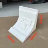 Arco Decorativo Estilo Dintel de Yeso para Hueco de Puerta, Dintel de Yeso Tallado Estilo Francés Producto Terminado