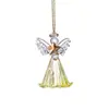 Pingente de Decoração de Árvore de Natal Sino de Vento para Pátio Pingente para Jardim Externo Pingente de Cristal Suprimento Transfronteiriço Pinha de Vidro