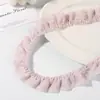 Ponto Saltado Lantejoula Tecido Snow Gauze Pregueado Acessórios para Vestuário Saia Artesanal DIY Acessórios de Cabelo Xadrez Renda Fita de Embalagem