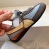 Zapatillas de entrenamiento alemanas para niños, modelo otoño 2026, con bloques de color, zapatillas deportivas ligeras y cómodas, zapatillas de carreras de suela blanda para niñas y niños
