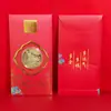 2026 Año del Caballo Moneda de Oro Conmemorativa Sólida de la Suerte Sobre Rojo Bolsa de la Suerte Regalo de Nochevieja Entrega de Texto Secreto