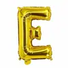 Balão de filme de alumínio de 16 polegadas transfronteiriço letra A-Z ouro prata ouro rosa balão de folha de alumínio decoração de festa de casamento