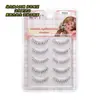 Pestañas Inferiores de una Pieza Yuxiaoya Yx59 con Raíces Distintas y Naturales, Pestañas Grupales Femeninas Estilo Coreano, Pestañas Postizas Fotogénicas con Pegamento