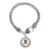 Aliexpress Más Vendido Colgante de Aleación Delta Sigma Theta Sigma Equipo Pulsera Retorcida Bsk
