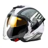 Anuncio Casco de Motocicleta Eléctrica Certificado 3C para Hombres y Mujeres Casco Medio de Seguridad Transpirable para Motociclismo en Todas las Estaciones